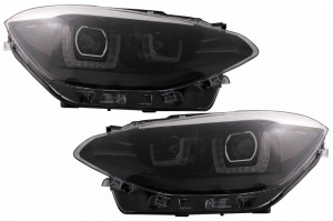 Set faruri Osram LED DRL compatibil cu BMW 1 Series F20 F21 2011-2015 Crom