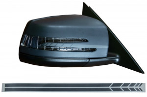 Stickere Oglinzi Laterale Gri Inchis compatibil cu MERCEDES Clasa E W213 2016->