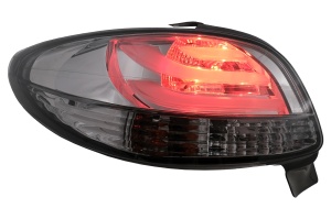 Stopuri compatibil cu Peugeot 206 HatchBack 3/5 usi 1998-2004 Negru Fumuriu - Img 3