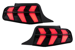 Stopuri Full LED compatibil cu Ford Mustang V Pre-Facelift (2010-2012) Fumuriu Semnal Dinamic Secvential