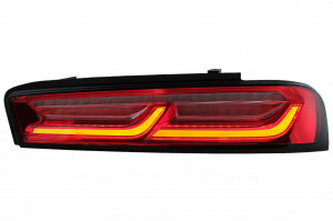 Stopuri Full LED Light Bar compatibil cu Chevrolet Camaro 2015-2017 Rosu cu Semnal Dinamic - Img 2
