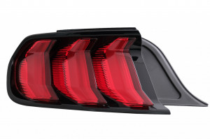 Stopuri Full LED Negre compatibile cu Ford Mustang VI S550 2015-2019 Semnal Dinamic Secvential - Img 2