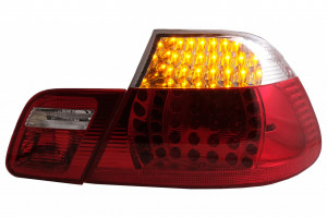 Stopuri LED compatibil cu BMW Seria 3 E46 Coupe Non-Facelift 1999-2003 Rosu Clar - Img 2