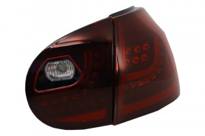 Stopuri LED compatibil cu VW Golf V 5 2004-2009 Rosu Inchis - Img 4