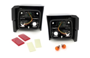 Stopuri LED compatibil cu VW T4 (1990-2003) Rosu Fumuriu - Img 4