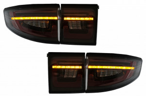 Stopuri LED compatibile cu LAND ROVER DISCOVERY SPORT L550 (2014-2019) Conversie la 2020-up Fumuriu - Img 4