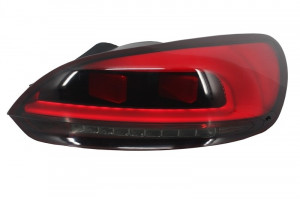 Stopuri LED Light Bar compatibil cu VW Scirocco III 2008-2014 Rosu Fumuriu - Img 3