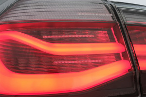 Stopuri LED M Look Black Line compatibil cu BMW Seria 3 F30 2011-2019 LCI Design cu Semnal Dinamic Secvential - Img 4