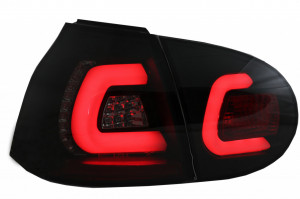 Stopuri TUBE LED BAR compatibil cu VW Golf 5 V 2004-2009 Negru Fumuriu Urban Style - Img 2