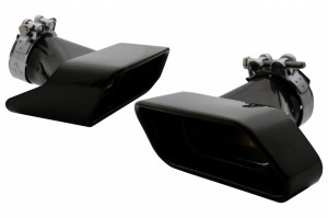 Tobe Ornamente compatibil cu sistemul de evacuare BMW seria 5 F10 F11 F18 V8 LCI Design Editie Negru - Img 2