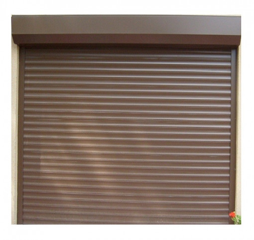 Usa garaj automata 2700 L x 3100 H , maro deschis 8014 , lamele 55 mm