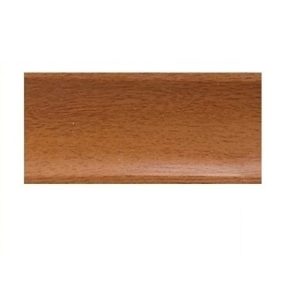 Ușă garaj automată 2600L x 3400H, nuc, lamele 55mm - Img 1