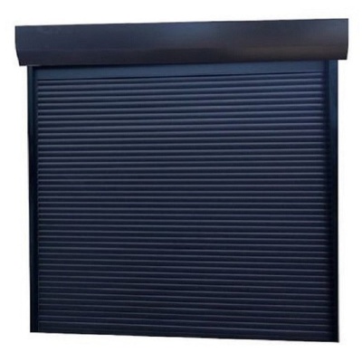 Ușă garaj automată 2100L x 2500H, antracit 7016, lamele 55mm - Img 1