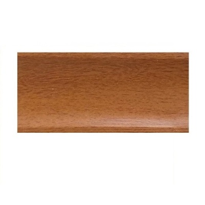 Ușă garaj automată 3100L x 2200H, nuc, lamele 55mm - Img 1