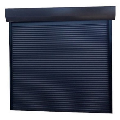 Ușă garaj automată 2600L x 2800H, antracit 7016, lamele 55mm - Img 1