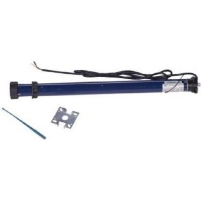 Ușă garaj automată 2300L x 2800H, stejar auriu, lamele 55mm - Img 5