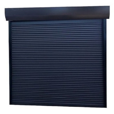 Ușă garaj automată 2500L x 2700H, antracit 7016, lamele 55mm - Img 1