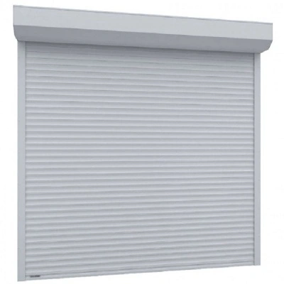 Ușă garaj automată 2800L x 2300H, alb 9016, lamele 55mm