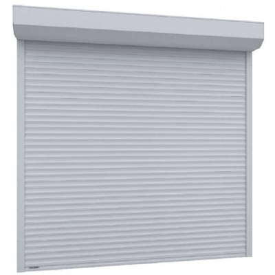 Ușă garaj automată 2900L x 2100H, alb 9016, lamele 55mm