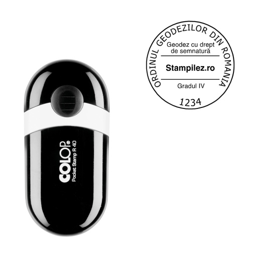 Stampila Ordinul Geodezilor Colop De Buzunar R 40