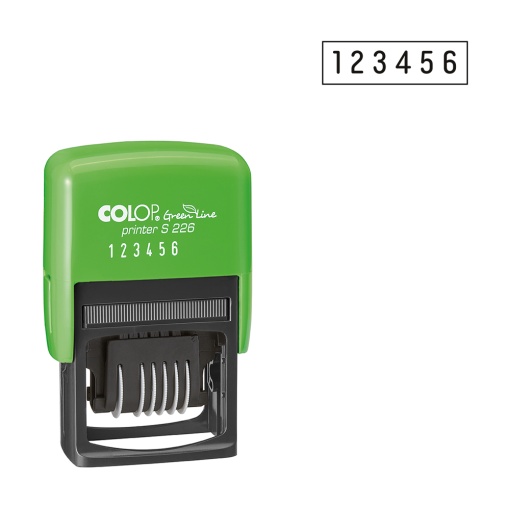 Colop Printer Numarator S 226 Green Line