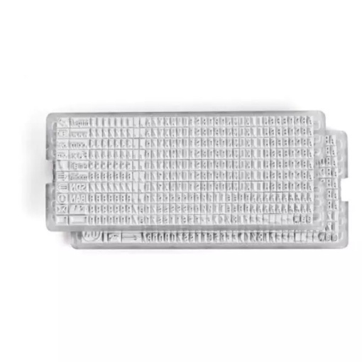 Set de litere pentru stampile Colop TS 25 Dimensiune 2.5 mm