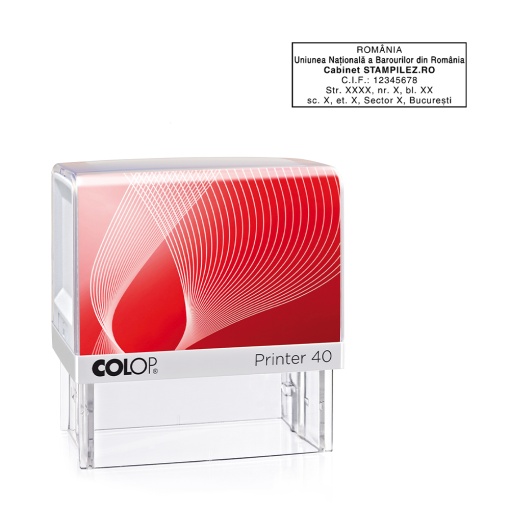 Stampila Avocat Colop Printer 40