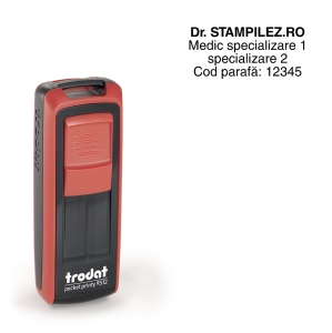 Parafa Medic Trodat Pocket 9512 De Buzunar