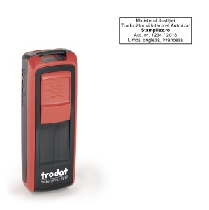 Stampila Traducator Trodat Pocket 9512 De Buzunar
