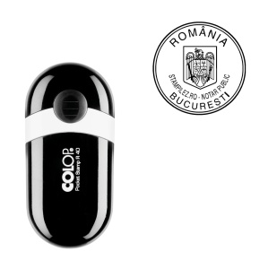 Stampila Notar Colop Pocket R40 De Buzunar