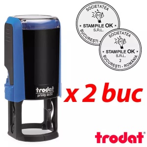 Stampile Pachet Trodat 4630 2buc Diametru 30 mm