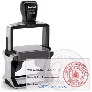 Stampila Executor Profesionala Multicolora Trodat 5208 Dimensiuni 68 x 47 mm