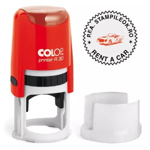 Stampila Bicolor PFA Colop R30 Diametru 30 mm