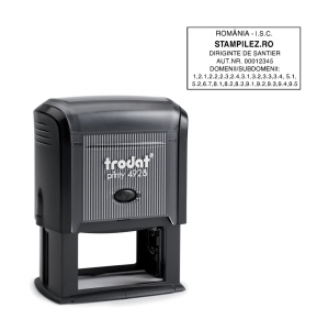 Stampila Diriginte de Santier Trodat Printy 4928