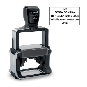 Stampila Posta Plicuri Trodat Profesional 5206