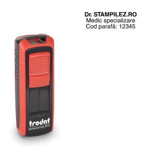 Parafa Medic Trodat Pocket 9511 De Buzunar