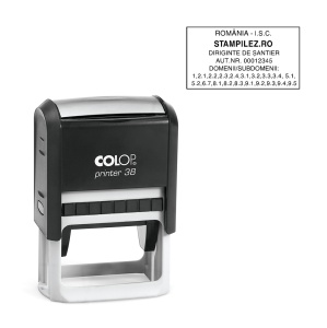 Stampila Diriginte de Santier Colop Printer 38