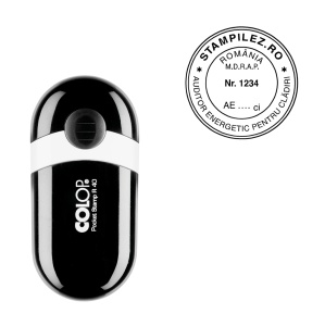 Stampila Auditor Energetic Colop Pocket R40 De Buzunar