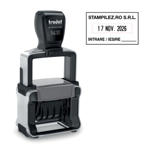Stampila Intrare Iesire Trodat Profesional Datiera 5430