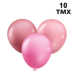 Baloane de Petrecere Roz 13cm - 10buc
