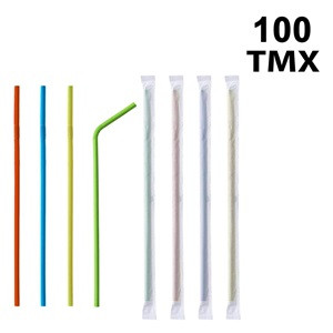 Paie Flexibile din Hartie Colorate 5.3x220mm - 100buc