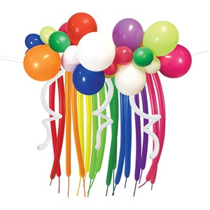 Set Decorativ de Petrecere cu Baloane Colorate & de Modelat - 45buc