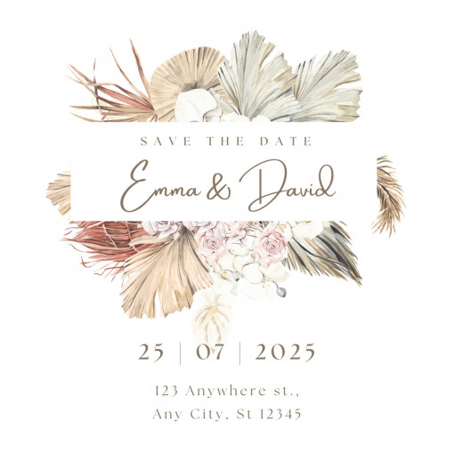 Invitatie Electronica/Digitala pentru Save The Date, model 12