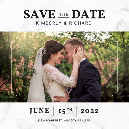 Invitatie Electronica/Digitala pentru Save The Date, model 2