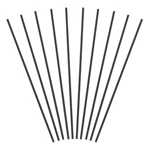 Paie Drepte Negre din Hartie Freddo 5x190mm - 25buc