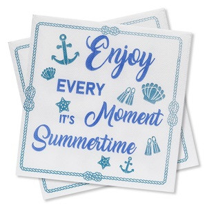 Servetele de Masa Bleu Model Enjoy Summertme 33x33cm - 25buc