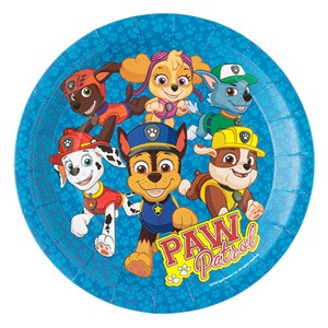 Farfurii din Carton de Petrecere Paw Patrol 23cm - 6buc