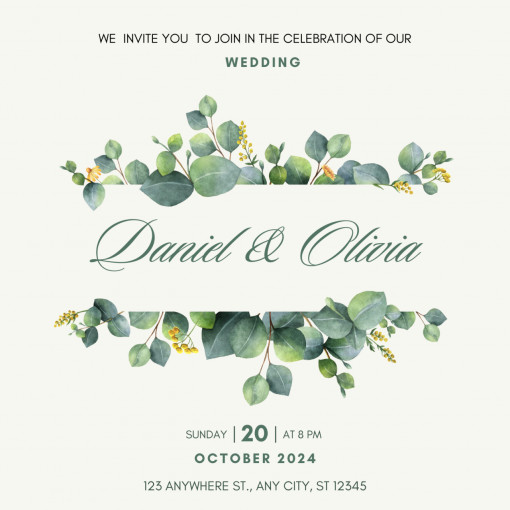 Invitatie Electronica/Digitala pentru Save The Date, model 13