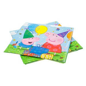 Servetele de Masa de Petrecere Peppa George 33x33cm - 12buc