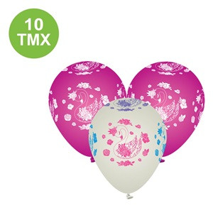 Baloane de Petrecere Fucsia Lila Lebada 30cm - 10buc